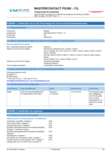 Mastercontact PX300 11L - SDS